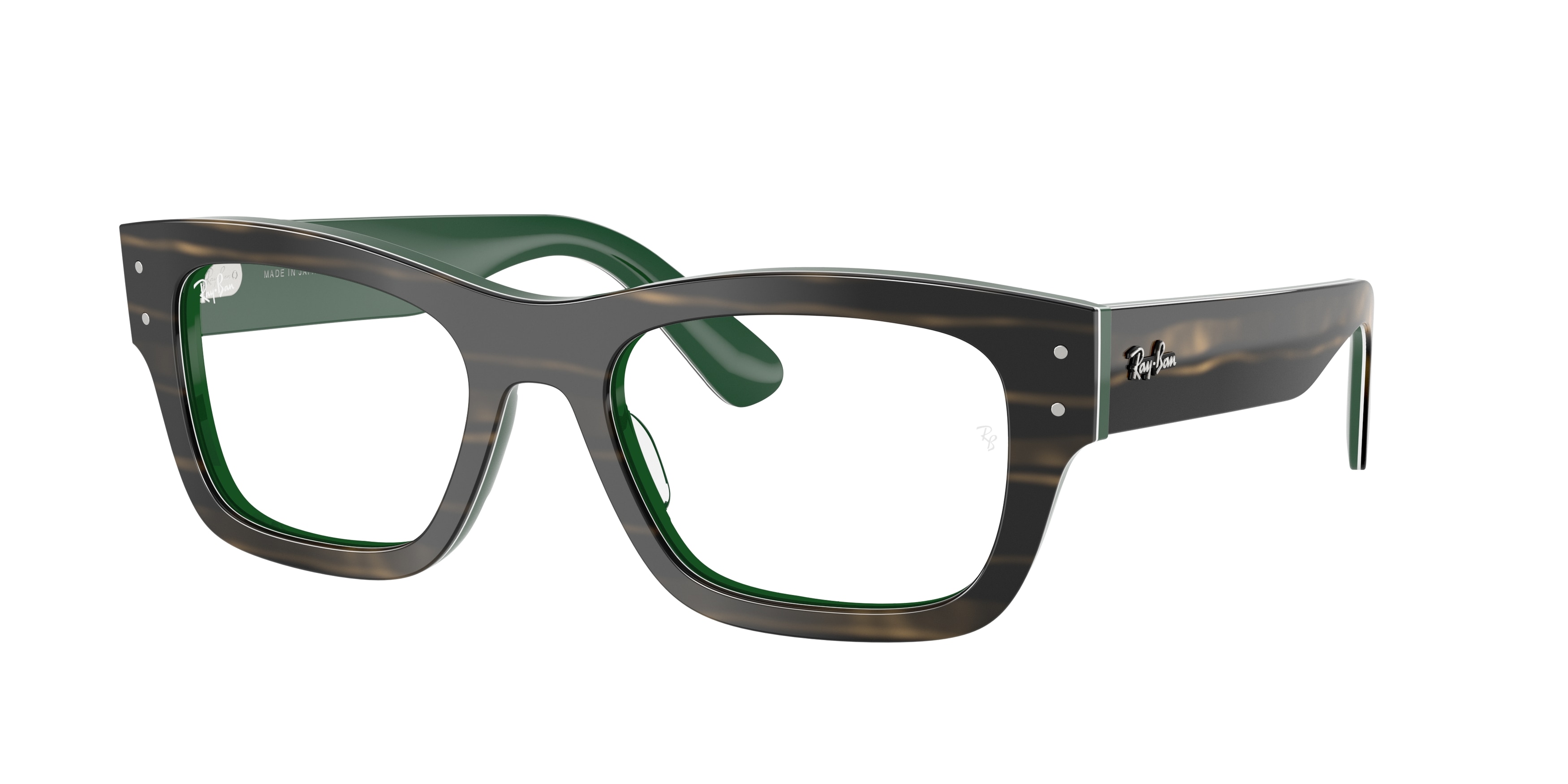 Ray-Ban RX7683V Joseph Men's Glasses, Green, Size 55 Ray-Ban RX7683V Joseph Men's Glasses, Green, Size 55